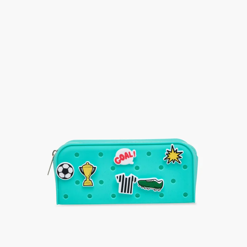 لايف ستايل Football-Themed Silicone Pencil Pouch for Kids
